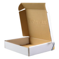 Boîte d'expédition cosmétique en carton ondulé écologique et recyclable, logo personnalisé imprimé, boîte pliable pour produits de beauté, emballage durable