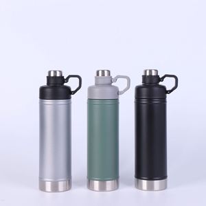 <b>Sports</b> <b>Water</b> <b>Bottle</b> 530ml 700ml Stainless Steel Vacuum Insulated Double Wall Flask with Straw - Product Image 5
