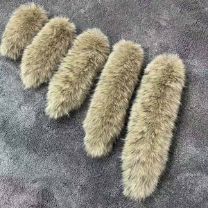 Bolso de cola de zorro de piel sintética suave, colgante de mochila de Metal con llavero de coche de piel de felpa y accesorio de joyería de plástico PU, forma de bola de piel - Product Image 5