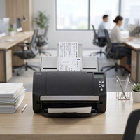 Scanner de documents recto-verso A4 FI-7160, 60 ppm, 120 ipm, CCD 600 dpi, USB 3.0, pour usage professionnel