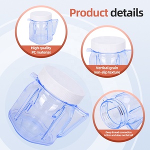 Mini tarro de plástico transparente de 1 taza de repuesto apto para la mayoría de las licuadoras Osterize - Product Image 3