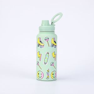 Bouteille d'eau isotherme personnalisée en acier inoxydable - Design sportif de dessin animé, idéale pour les activités de plein air et les cadeaux promotionnels - Product Image 2
