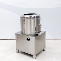Éplucheuse à pommes de terre automatique Falcon en acier inoxydable, laveuse multi-légumes, machine industrielle pour laver et éplucher les légumes