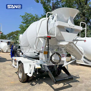 Hochwertiger kleiner Betonmischer 2,5 m ^ 3 Fabrik preis Dreirad-Mini-Betonmischer - Product Image 1