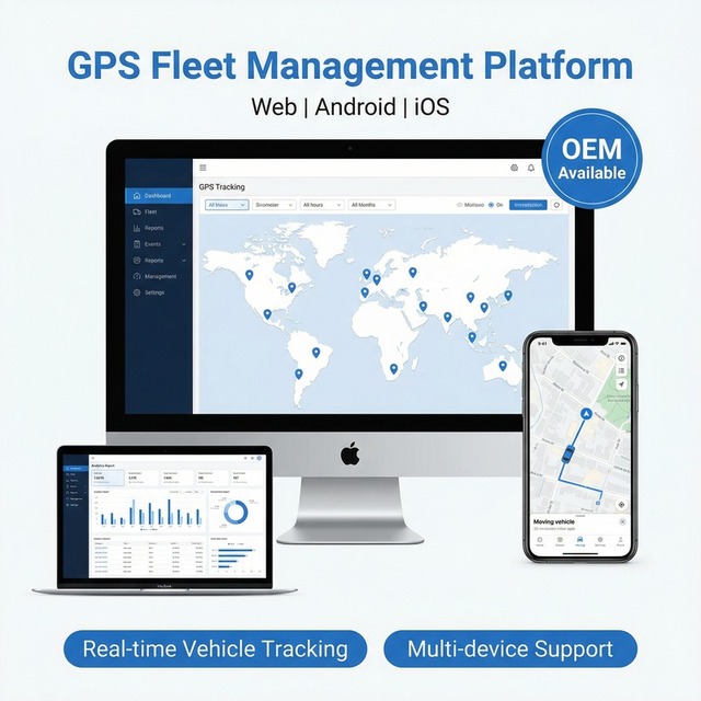 Customized 4G GPS Tracking System with Android App & PC Compatibility Logo Customization Post-Processing Software