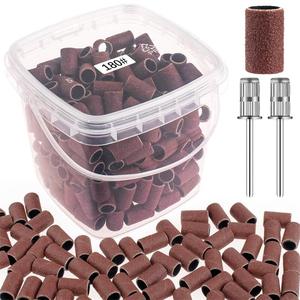 200 pièces de bandes de ponçage pour <span class=keywords><strong>ponceuse</strong></span> à ongles électrique, kit de bandes de ponçage pour machine à ongles, outils de dépose de gel et d'acrylique NAD063 - Product Image 2