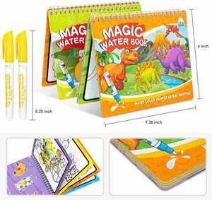 Custom Language Reusable Auto-Fade Painting Book, Early Education Enlightenment Drawing Book for Kids - Product Image 1