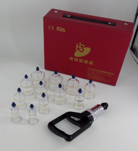 Neue Hansol Professional Schröpfen Therapie geräte 12 Tassen Set mit <span class=keywords><strong>Pump</strong></span> griff und Verlängerung srohr - Product Image 4