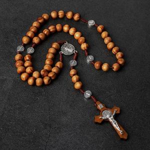 Rosarios Mecrt, Rosarios Católicos Religiosos con Colgante de Jesús, Joyería de Rosario, Regalos para el Domingo de Resurrección y Navidad, Venta al por Mayor - Product Image 1