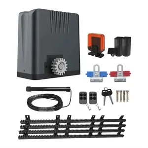 Opérateur de porte automatique de moteur de porte coulissante robuste DC 24V 1000KG chargeant l'ouvreur de porte coulissante solaire - Product Image 2
