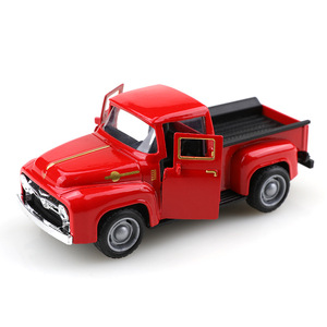 Modellino Auto Classica Retrò Vintage <span class=keywords><strong>1</strong></span>:38, Pickup in Lega, Giocattolo per Bambini, Veicolo in Miniatura - Product Image 1