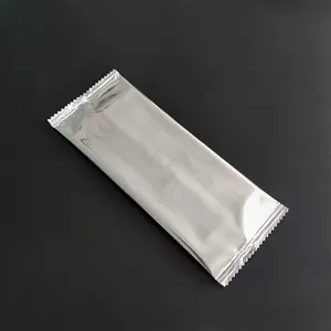 Leeres Paket Einzel packung Airline Wipes Aluminium folie Custom Wet Wipes Tissue Private Label Wet