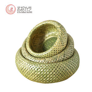 फलों के भंडारण के लिए हस्तनिर्मित डबल लेयर दिल के आकार की बुने की टोकरी - Product Image 1