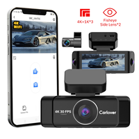 Caméra embarquée 5G WiFi IPS 4 canaux 4K UHD avec vision nocturne, capteur G, enregistrement en boucle 4K, garantie 1 an