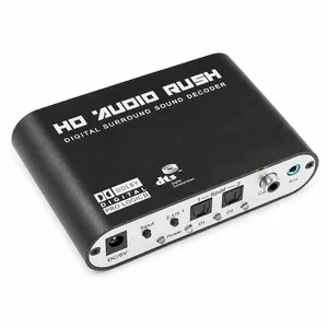 Décodeur audio HD 5.1 canaux <span class=keywords><strong>SPDIF</strong></span> <span class=keywords><strong>coaxial</strong></span> <span class=keywords><strong>vers</strong></span> 6RCA DTS AC3, amplificateur numérique <span class=keywords><strong>optique</strong></span>, convertisseur analogique DAC, <span class=keywords><strong>adaptateur</strong></span> pour TV - Product Image 3