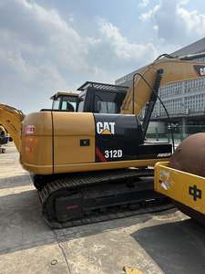 Excavatrice Cat 312 d'occasion à bas prix Mini pelle originale de 12 tonnes en bon état Pelleteuse Équipement d'occasion - Product Image 2