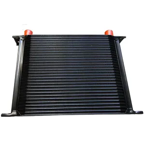 OEM engine oil cooler plate fin heat exchanger