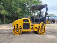 Nouvelle Compacte Compacteuse Vibrante Autoportée à Double Tambour de 1 à 6 Tonnes pour la Construction, Moteur Changchai, Pompe et Moteur Entièrement Intégrés
