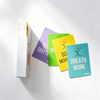 Oferta Especial: Cartas de Juego de Yoga Impresas a Todo Color Personalizadas, Cartas de Juego de Mesa, Cartas de Juego Personalizadas al por Mayor