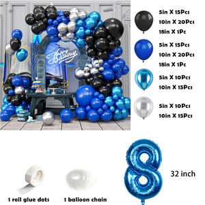 32 inç numarası 0-9 dijital balon alüminyum Film balon toptan doğum günü partisi dekorasyon balonu - Product Image 5