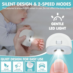 Tijeras para Cortar Uñas, Cortador de Uñas Eléctrico Automático para Bebés e Infantes - Product Image 2