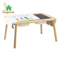 Table sensorielle pour enfants, table d'activités Montessori avec bacs de rangement pour le jeu et l'apprentissage des tout-petits