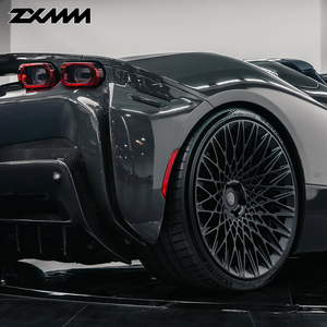 Jante en Satin Noir Forgée de Luxe Personnalisée pour Ferrari SF90 BMW Audi 5x114.3 5x120 5x130 18 19 20 21 22 Pouces Jante de Voiture de tourisme - Product Image 2