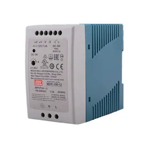 MEANWELL 100W 12V Industrial DIN Rail Alimentação MDR-100-12