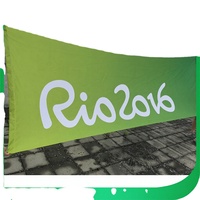 Drapeau en vinyle pour zone de supporters de football, résistant au vent, indéchirable, couleurs vives, impression claire, design personnalisé, taille personnalisée, installation facile