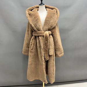 Jancoco New Vintage Winter <strong>Coat</strong> <strong>Plus</strong> <strong>Size</strong> Ladies Long Warm Sheepskin Woolen <strong>Teddy</strong> Wool <strong>Coat</strong> High Hood - Product Image 3