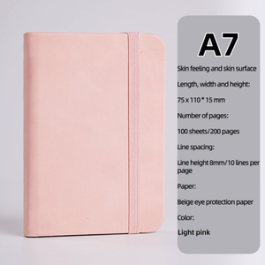 Xách tay A7 Pocket máy tính xách tay số lượng lớn khuyến mãi Nhật ký cao cấp PU Leather Bìa biểu tượng tùy chỉnh - Product Image 4