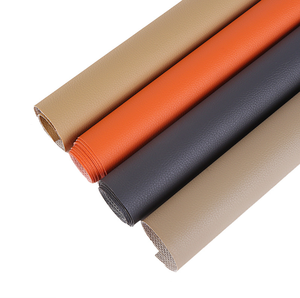 Rollos de cuero de vinilo en relieve de imitación de Pvc bordados de tela elástica de cuero sintético suave de la mejor calidad <span class=keywords><strong>para</strong></span> tapicería de asientos de coche - Product Image 2