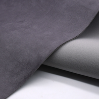 Tissu en microfibre 100 % polyester tricoté, doux, imitation daim, avec mousse, pour revêtement de plafond automobile, design innovant