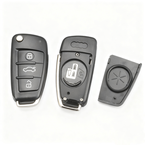 <span class=keywords><strong>Coque</strong></span> de clé de <span class=keywords><strong>voiture</strong></span> 3 boutons Remplacement Télécommande Fob Case Clé sans clé pour AUDI A3,A4L,A6L,Q3,Q4,Q5 - Product Image 4