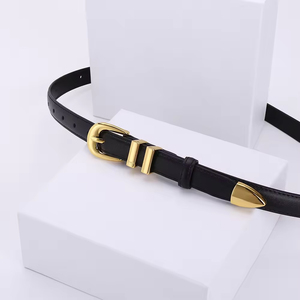 Cintura <span class=keywords><strong>in</strong></span> <span class=keywords><strong>Pelle</strong></span> di Vacchetta di Alta Gamma per <span class=keywords><strong>Donna</strong></span>, Design Vintage 2025, Versatile, con Fibbia <span class=keywords><strong>in</strong></span> Lega Resistente, Taglia Personalizzabile - Product Image 5