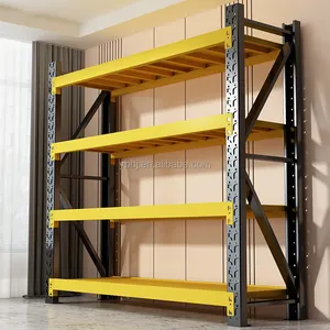 Nhà Để Xe Kho Giá Có Thể Điều Chỉnh Lưu Trữ Xếp Chồng Kệ Pallet Thép Kim Loại Kệ Kệ