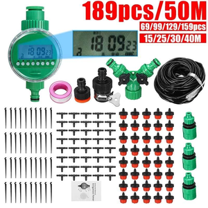 Kit de Riego Automático para Jardín con Temporizador de Agua, Estacas de Goteo, Sistema de Riego por Goteo - Product Image 4