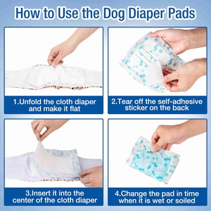 Almohadillas de refuerzo desechables para pañales de perro para mujer - Product Image 6