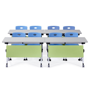 Mesa de entrenamiento plegable Starlight T002, escritorio de oficina móvil con ruedas para espacios comerciales e instituciones educativas - Product Image 3