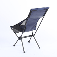 Chaise longue pliante à dossier haut, design à barres parallèles, cadre métallique imperméable, chaise portable pour la plage, le camping, OEM