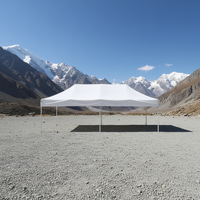 Tente de réception robuste 10x10 10x20 entièrement personnalisable avec système pop-up pour stands de salon professionnel et événements marketing en extérieur