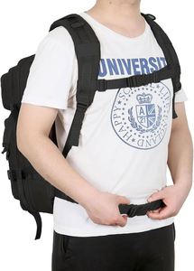 Sac à dos tactique système MOLLE 56-76L en nylon unisexe pour la randonnée en plein air, les voyages et les opérations d'assaut, avec fermeture éclair et poche intérieure - Product Image 6