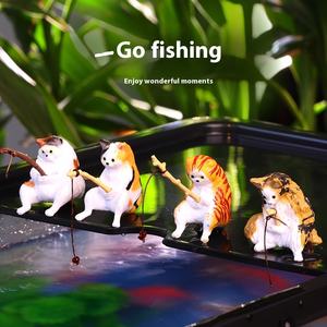 Kit de acuario plantado para el hogar pequeño con decoraciones completas del ecosistema Adornos de plástico Aquascape y refugios escondidos - Product Image 2