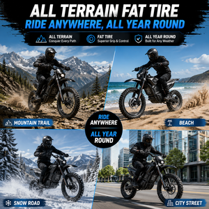 Moto tout-terrain haute performance 7000W, vitesse 80 km/h, couple 250 Nm, pour adultes, puissance 7000W, moto haute performance - Product Image 5