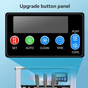 Ice Cream Machine Commercial Soft Ice Cream Maker <b>3</b>-flavor Ice Cream Machine Snack Machine - Product Image 2