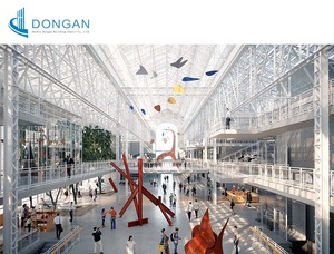 Estructuras Prefabricadas de Acero Ligero para Grandes Centros Comerciales y Centros de Arte, Soldadura Personalizada - Product Image 5