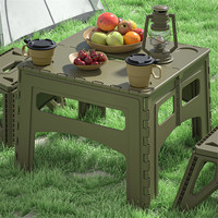 Nouvelle table de camping de grande taille Porte-gobelet Table pliante en plastique personnalisée pour l'extérieur