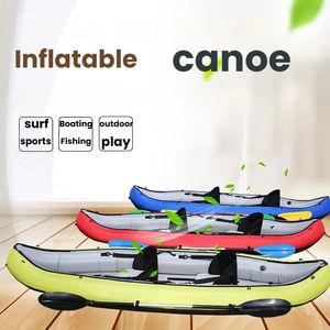 Canoë gonflable épaissi, bateau en caoutchouc double, bateau de pêche pliable - Product Image 1