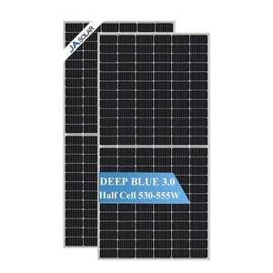 แผงโซลาร์เซลล์แบบสองหน้าสำหรับอุตสาหกรรม รุ่น JA Tier1 Solar Bifacial 430w 435w 440w 450w MBB PERC จากคลังสินค้ารอตเตอร์ดัม JAM78D10-<span class=keywords><strong>430</strong></span>/MB - Product Image 1