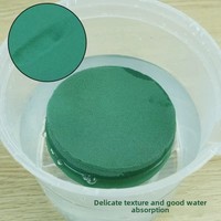 Mousses florales artisanales pour décoration de fleurs fraîches pour mariage, fête des Mères et Pâques, et pour la préservation de fleurs artificielles en seau cylindrique de type « Fortune Éternelle »